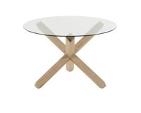 Kave Home Ronde Eettafel 'Lotus' Ø120cm, Glas - thumbnail