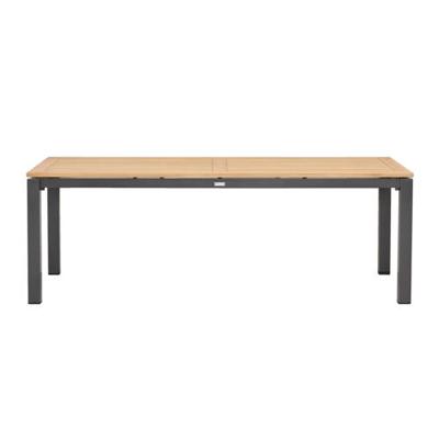Memphis Tuintafel Teak Antraciet 220x100 cm tuinmeubel Exotan - Exotan