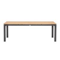 Memphis Tuintafel Teak Antraciet 220x100 cm tuinmeubel Exotan - Exotan - thumbnail
