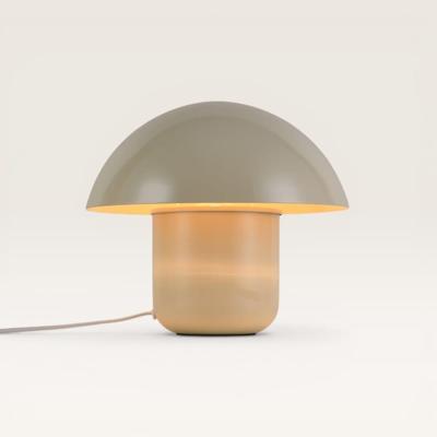 Tafellamp Javera bianco - Paddenstoel lamp in gebroken wit van metaal voor binnen - Zonder lichtbron