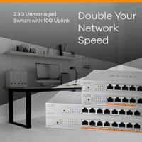 Zyxel XMG-105 Unmanaged 2.5G Ethernet (100/1000/2500) Grijs - thumbnail