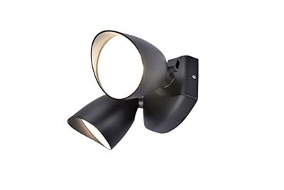Lutec WandlampShrimp zwart - 7622221012