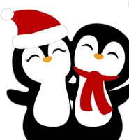 Duni servetten pinguïn 33x33 cm - thumbnail