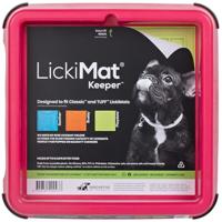LICKIMAT Keeper Lekmathouder voor binnen, kleur: roze - thumbnail