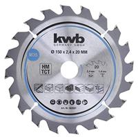 kwb 583557 Hardmetaal-cirkelzaagblad 150 x 20 mm 1 stuk(s) - thumbnail