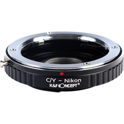 K&F Lens Adapter Contax Yashica - Nikon F (met glas)