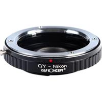 K&F Lens Adapter Contax Yashica - Nikon F (met glas) - thumbnail