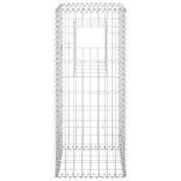 Schanskorf paal 40x40x100 cm ijzer - thumbnail
