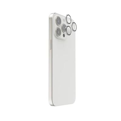 Hama Camerabescherming voor iPhone 16 Pro/16 Pro Max (3 afzonderlijke lenzen, iPhone lensbescherming, schokbestendig, 9H, beschermfolie, case-friendly, cameraafdekking, krasbestendig, pantserglas,