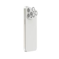 Hama Camerabescherming voor iPhone 16 Pro/16 Pro Max (3 afzonderlijke lenzen, iPhone lensbescherming, schokbestendig, 9H, beschermfolie, case-friendly, cameraafdekking, krasbestendig, pantserglas, - thumbnail