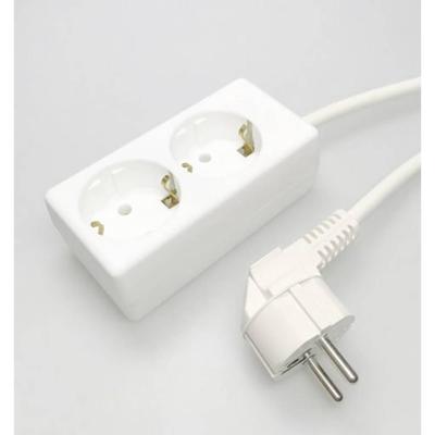 Martin Kaiser 1020ZL/15W/kws Stekkerdoos 2-voudig Wit Randaarde stekker 1 stuk(s)