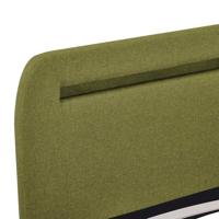 Bedframe met LED zonder matras 150x200 cm groen - thumbnail