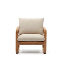 Kave Home Outdoor Fauteuil 'Sacaleta' Eucalyptushout - thumbnail