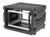 SKB 6U Roto Shockmount Rolling Rack 483x267x508mm - thumbnail