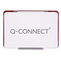 Q-CONNECT stempelkussen, ft 90 x 55 mm, rood - thumbnail