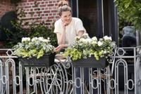 Elho green basic balkonbak XL 55 living black - thumbnail