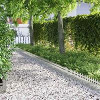 Gazonranden 10 pcs Zilver 103 x 0,05 x 22 cm Roestvrij staal - thumbnail