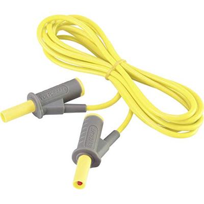 VOLTCRAFT MSB-501 Veiligheidsmeetsnoer Banaanstekker 4 mm Banaanstekker 4 mm 2.00 m Geel 1 stuk(s) VOLTCRAFT MSB-501 Veiligheidsmeetsnoer Banaanstekker 4 mm Banaanstekker 4 mm 2.00 m Geel 1 stuk(s)