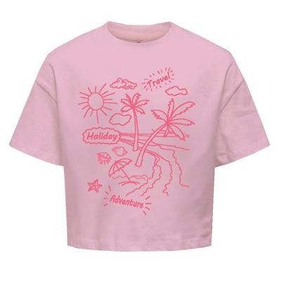 Kids ONLY zomer top S/S meisjes - loose fit - roze - Kogvacay