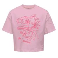 Kids ONLY zomer top S/S meisjes - loose fit - roze - Kogvacay - thumbnail