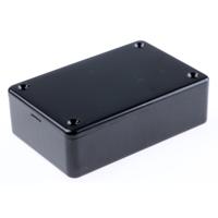 Hammond Electronics 1591MBK Euro-behuizing 85 x 56 x 25 ABS Zwart 1 stuk(s) - thumbnail