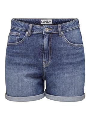Only Onljosephine Stretch Shorts Dnm Azg Noos 15321381 Korte Broeken Medium Blue Denim