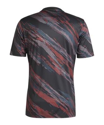 adidas Bayern München Pre-Match Trainingsshirt 2025-2026 Zwart Oranje Rood