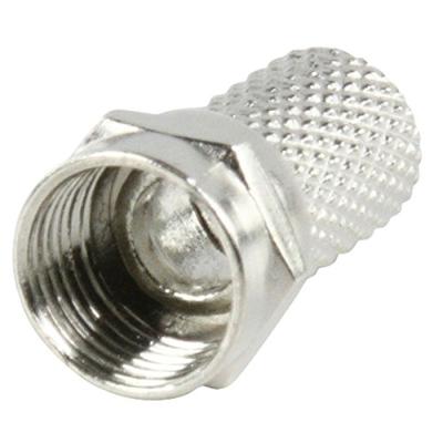 F connector schroefbaar, 7.0 mm.