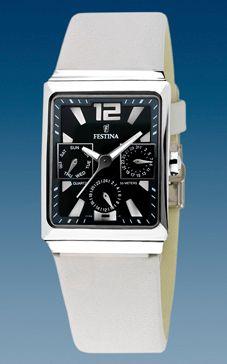 Horlogeband Festina F16139-4 / F16139-9 Leder Wit 23mm Horlogeband Festina F16139-4 / F16139-9 Leder Wit 23mm