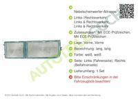 Mistlamp onderdeel 125084012 - thumbnail