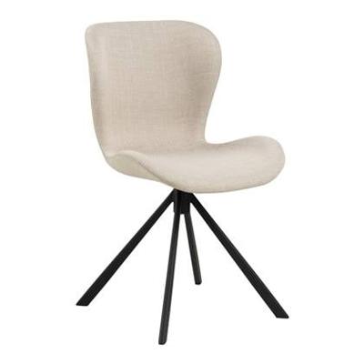 Bendt Draaibare Eetkamerstoel 'Olle' Stof, kleur Beige
