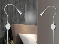 Fischer & Honsel Bed leeslampSten met wand bevestiging - 30703 - thumbnail