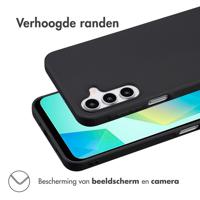 Accezz Color Backcover voor Samsung Galaxy A16 5G Telefoonhoesje Zwart - thumbnail