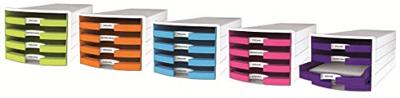 HAN IMPULS 2.0 1013-54 Ladebox Wit DIN A4, DIN C4 Aantal lades: 4