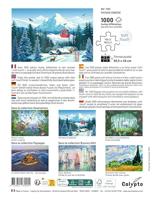 Puzzel - SENTOSPHERE - Calypto - 1000 stukjes - Besneeuwd landschap - Zijdezachte afwerking - Geschikt voor kinderen vanaf 9 jaar - thumbnail