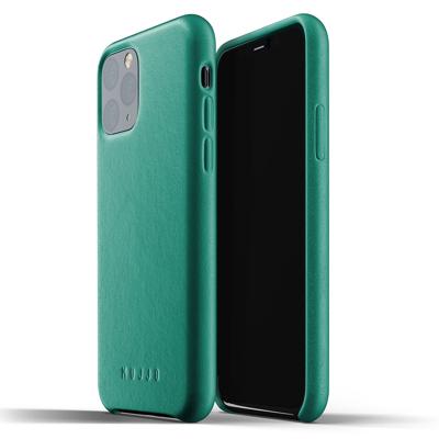 Mujjo Leather Case iPhone 11 Pro groen