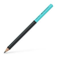 Faber Castell Grafietpotlood Jumbo Grip - Zwart/Turquoise - thumbnail