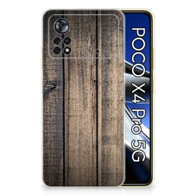 Xiaomi Poco X4 Pro 5G | Bumper Hoesje | Steigerhout Xiaomi Poco X4 Pro 5G | Bumper Hoesje | Steigerhout