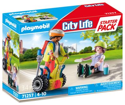 Playmobil - 71257 - City Action Les Secouristes - Starter Pack - Supervisor met Segway