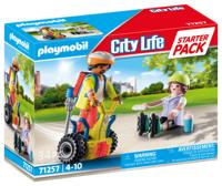 Playmobil - 71257 - City Action Les Secouristes - Starter Pack - Supervisor met Segway - thumbnail