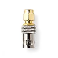 SMA - BNC-Adapter | SMA Male - BNC Female | 2 Stuks | Goud/Metaal - thumbnail