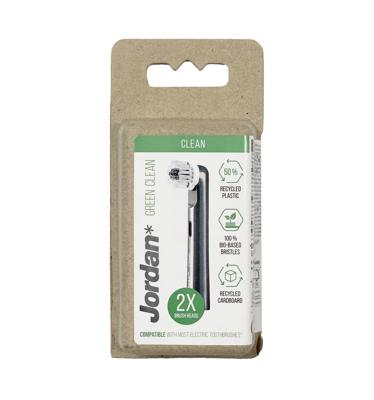 Jordan Green clean opzetborstel 2 Stuks Jordan Green clean opzetborstel 2 Stuks