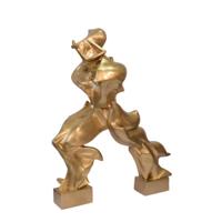 BRONZEN SCULPTUUR GENAAMD UNIEKE VORMEN VAN CONTINUÏTEIT IN DE RUIMTE - thumbnail