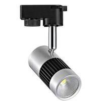 LED Track Spot Railverlichting 13W - 1 Fase - 4200K Natuurlijk Wit - Mat Zwart/Zilver - thumbnail