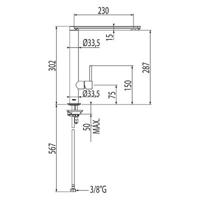 Tres Max keukenkraan chroom 06248801 - thumbnail