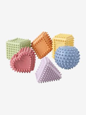 Set van sensorische vormen 6st meerkleurig Set van sensorische vormen 6st meerkleurig