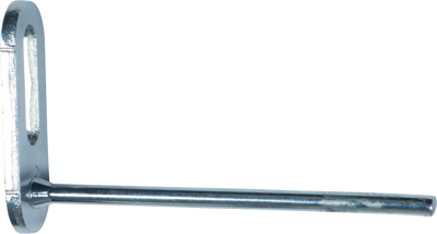 Connex Enkele Haak Recht 46X80X4Mm Vz - DY270400