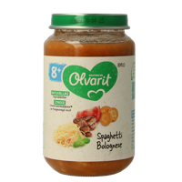 Olvarit Spaghetti bolognese 8M10 200 Gram - thumbnail