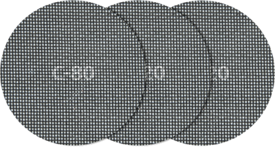 Wolfcraft zelfklevend stramien | silic.carbid | ø125mm | 5 stuks - 8464000