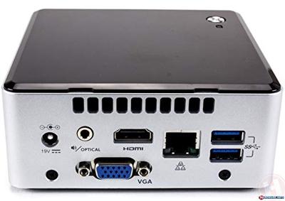 Intel Boxnuc5Cpyh Nuc Pc/Workstation Barebone, N3050, 1.6 Ghz Ucff, Bga 1170, Zwart/Zilver